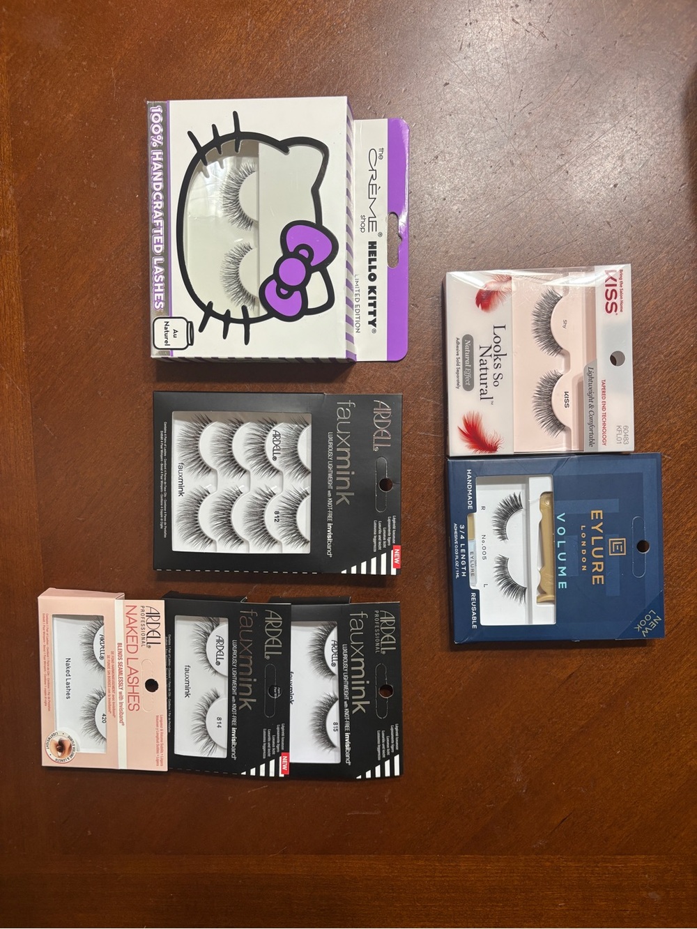 NWT Lot of false eyelashes Ardell Hello Kitty Kiss Eylure London